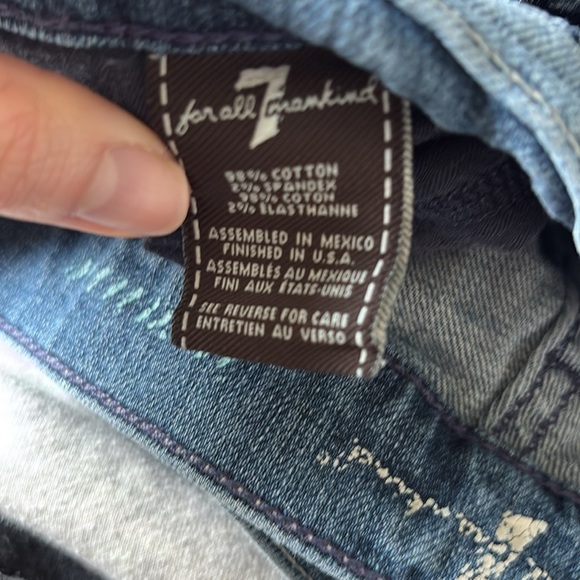 7 for All Mankind Roxanne Denim Jeans - Picture 9 of 10